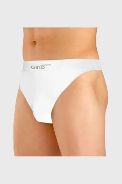 Tanga bambusowe White bezszwowe