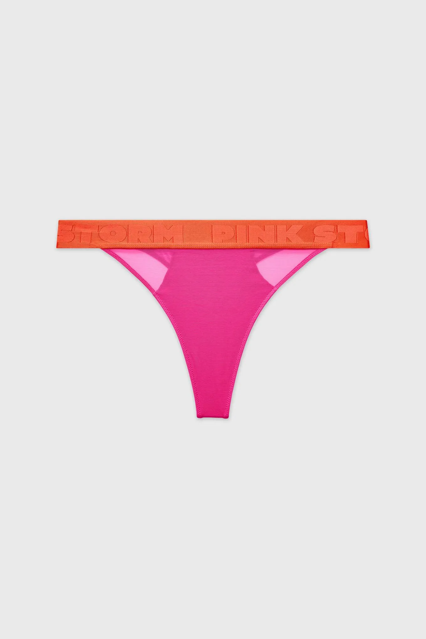 Tanga PINK STORM Fizzy z podwyższonym stanem