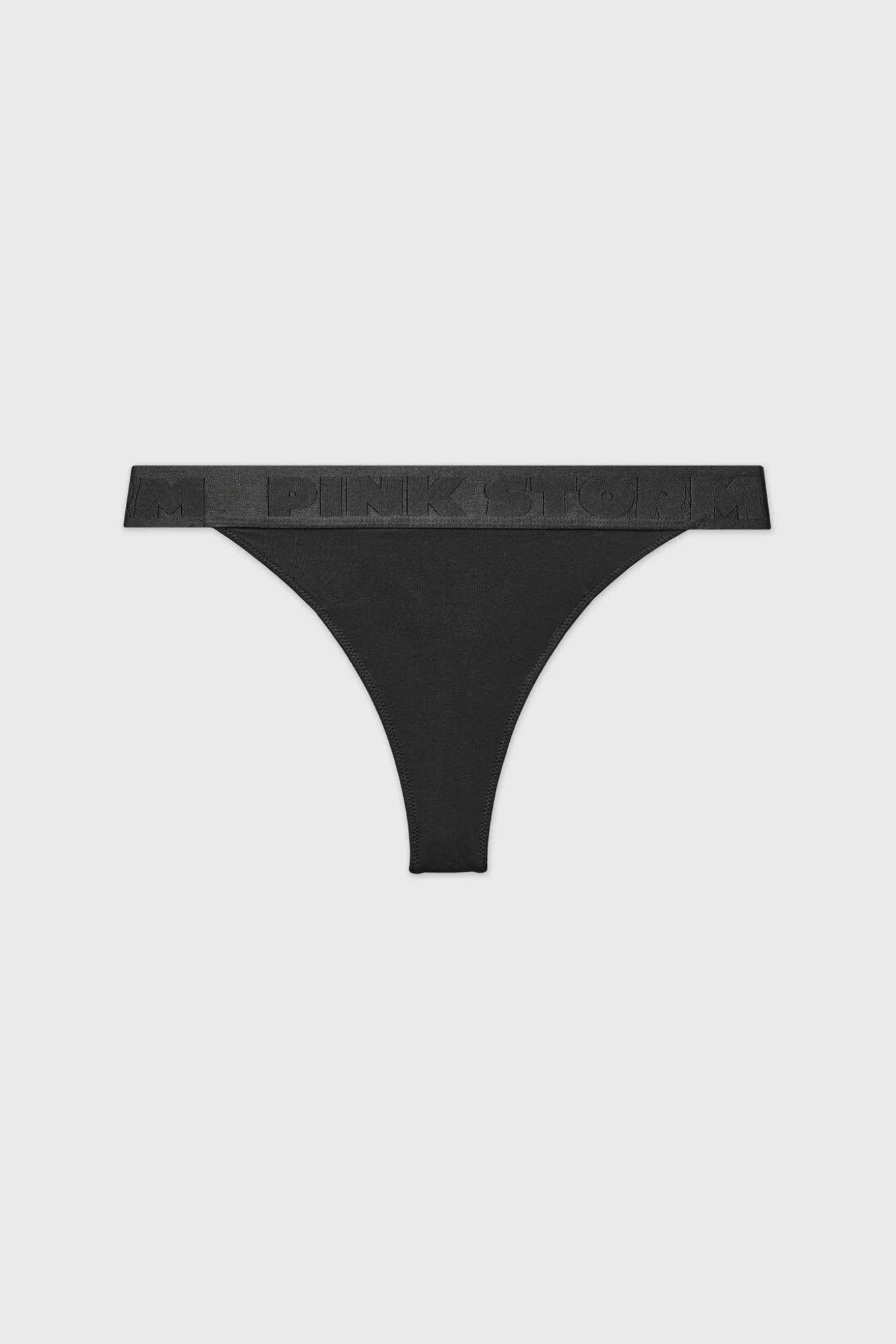 Tanga PINK STORM Soft Studio z podwyższonym stanem