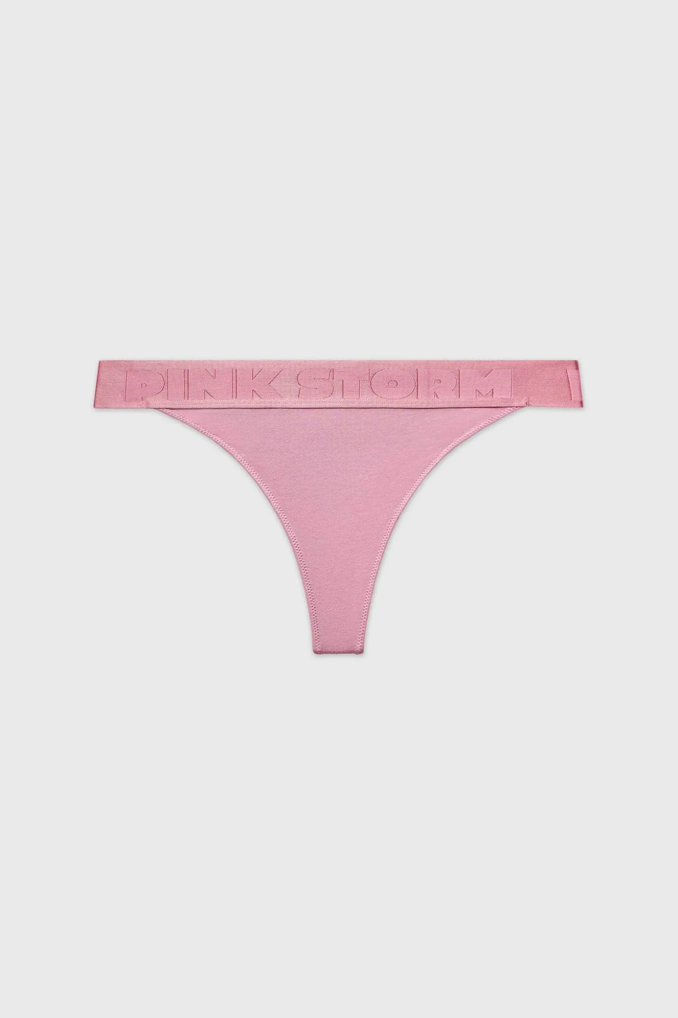Tanga PINK STORM Soft Studio z podwyższonym stanem