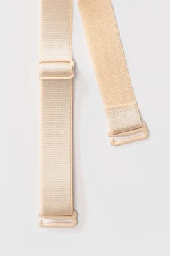 Tekstylne ramiączka 18 mm Sand