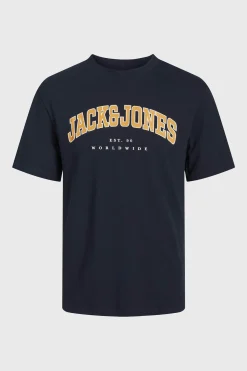 T-shirt bawełniany JACK AND JONES JJECaleb