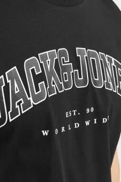 T-shirt bawełniany JACK AND JONES JJECaleb