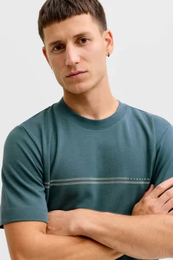 T-shirt JACK AND JONES JCOFusion Chest Brand