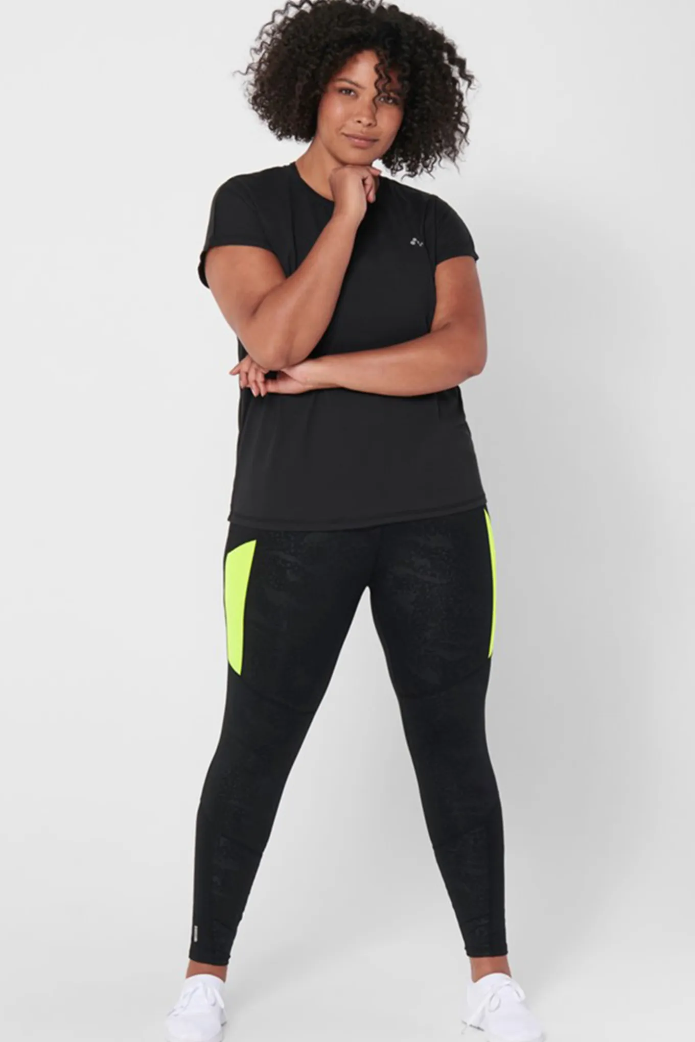 T-shirt sportowy ONLY Play Curvy Paubree